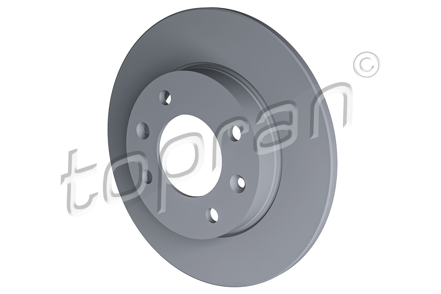 Topran Bremsscheibe Hinterachse Voll [Hersteller-Nr. 721182] für Peugeot, Citroën