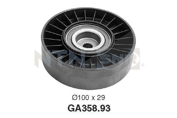 Snr Umlenk-/Führungsrolle, Keilrippenriemen [Hersteller-Nr. GA358.93] für Alfa Romeo, Lancia