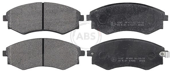 A.b.s. Bremsbelagsatz, Scheibenbremse [Hersteller-Nr. 37468] für Ssangyong, Daewoo