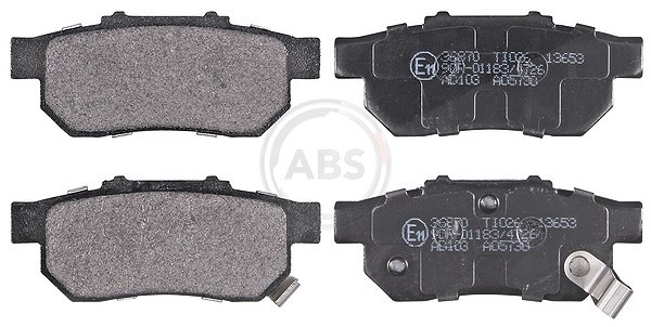 A.b.s. Bremsbelagsatz, Scheibenbremse [Hersteller-Nr. 36870] für Honda