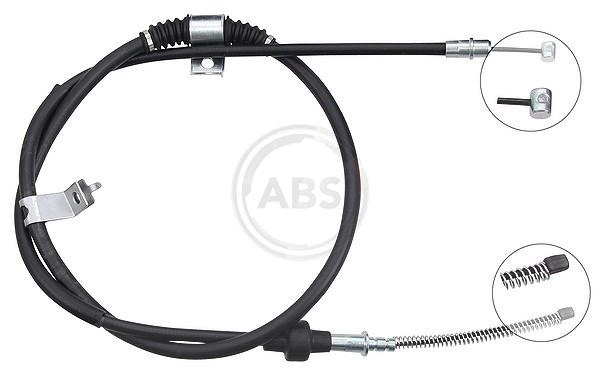 A.b.s. Seilzug, Feststellbremse [Hersteller-Nr. K12082] für Mitsubishi, Peugeot, Citroën