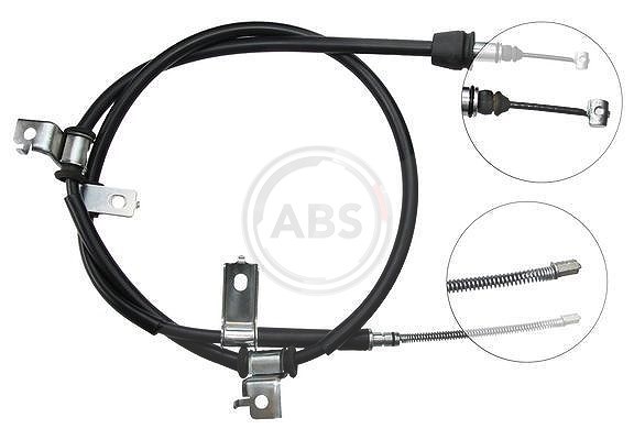 A.b.s. Handbremsseil Trommelbremse Hinterachse [Hersteller-Nr. K15357] für Hyundai