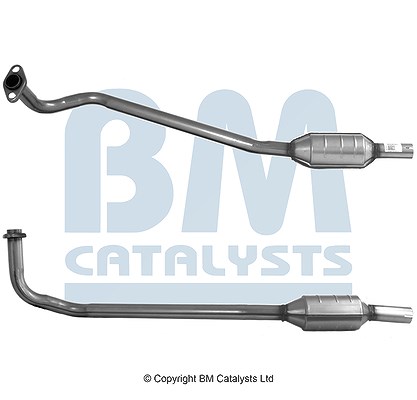 Bm Catalysts Katalysator [Hersteller-Nr. BM90043H] für Vauxhall, Opel