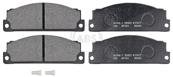 A.b.s. Bremsbelagsatz, Scheibenbremse [Hersteller-Nr. 36004/1] für Seat, Fiat