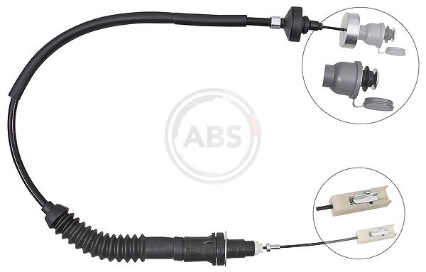 A.b.s. Seilzug, Kupplungsbetätigung [Hersteller-Nr. K26820] für Fiat, Peugeot, Citroën