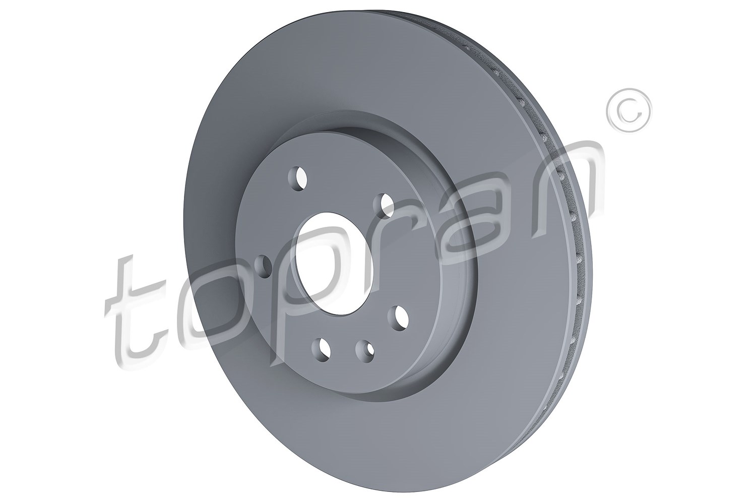 Topran 1x Bremsscheibe Vorderachse Belüftet [Hersteller-Nr. 208004] für Opel, Vauxhall, Chevrolet