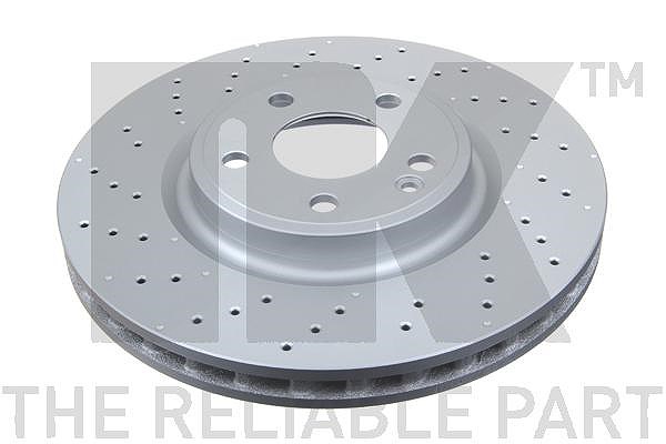 Nk 1x Bremsscheibe [Hersteller-Nr. 3133124] für Mercedes-Benz
