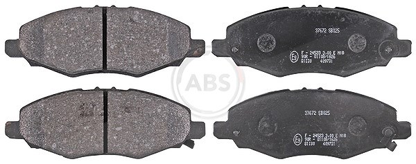A.b.s. Bremsbelagsatz, Scheibenbremse [Hersteller-Nr. 37672] für Toyota