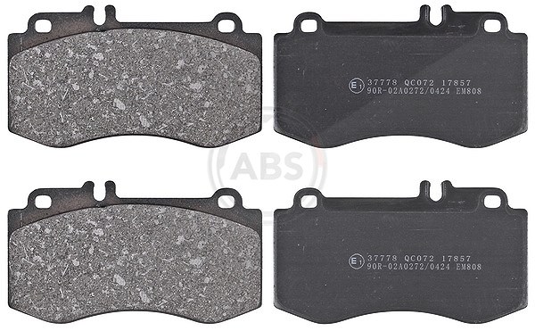 A.b.s. Bremsbelagsatz, Scheibenbremse [Hersteller-Nr. 37778] für Mercedes-Benz