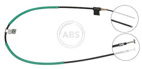 A.b.s. Seilzug, Feststellbremse [Hersteller-Nr. K19767] für Fiat