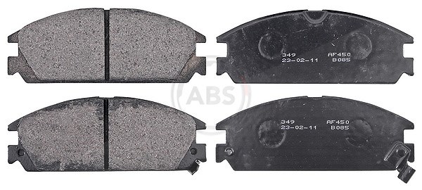 A.b.s. Bremsbelagsatz, Scheibenbremse [Hersteller-Nr. 36615] für Honda