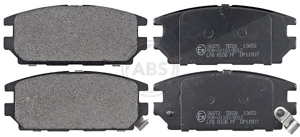 A.b.s. Bremsbelagsatz, Scheibenbremse [Hersteller-Nr. 36873] für Dodge, Mitsubishi
