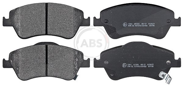 A.b.s. Bremsbelagsatz, Scheibenbremse [Hersteller-Nr. 37620] für Toyota