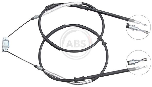 A.b.s. Seilzug, Feststellbremse [Hersteller-Nr. K10155] für Vauxhall, Opel