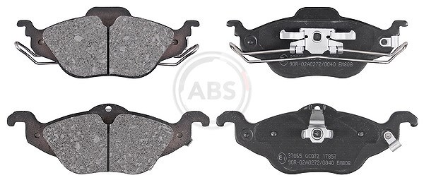 A.b.s. Bremsbelagsatz, Scheibenbremse [Hersteller-Nr. 37065] für Vauxhall, Opel, Chevrolet
