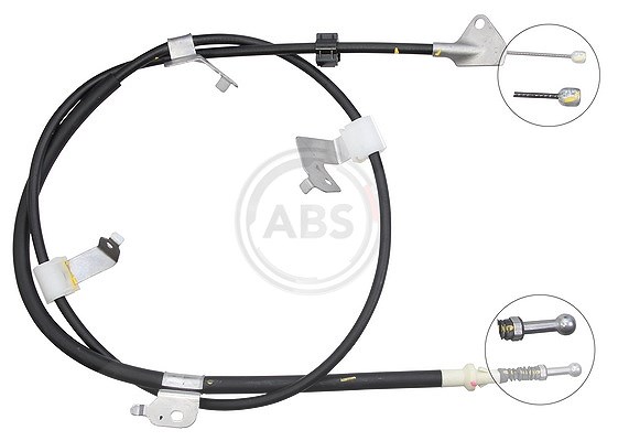 A.b.s. Seilzug, Feststellbremse [Hersteller-Nr. K12069] für Toyota