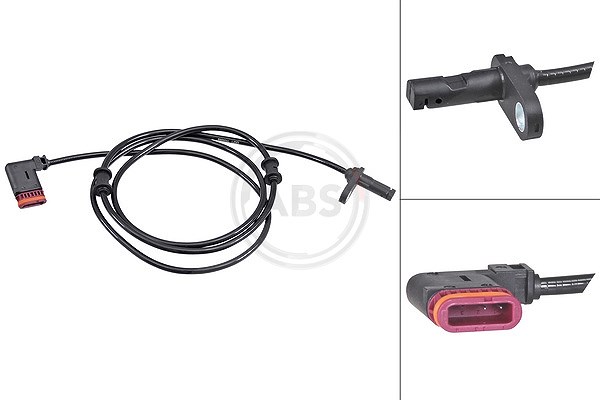 A.b.s. Sensor, Raddrehzahl [Hersteller-Nr. 30107] für Mercedes-Benz