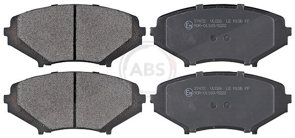 A.b.s. Bremsbelagsatz, Scheibenbremse [Hersteller-Nr. 37472] für Mazda