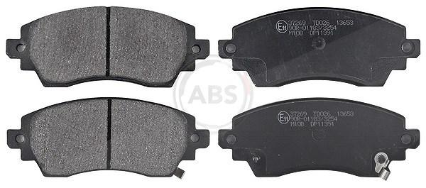 A.b.s. Bremsbelagsatz, Scheibenbremse [Hersteller-Nr. 37269] für Toyota