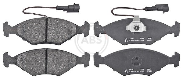 A.b.s. Bremsbelagsatz, Scheibenbremse [Hersteller-Nr. 37121] für Fiat