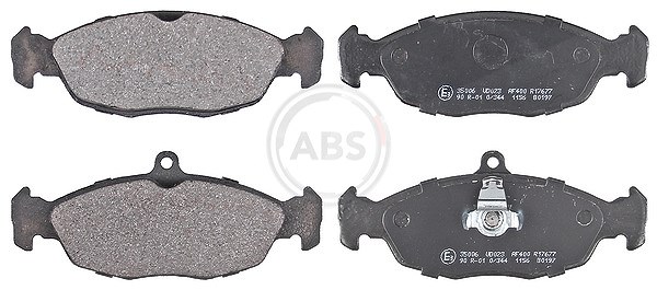 A.b.s. Bremsbelagsatz, Scheibenbremse [Hersteller-Nr. 35006] für Daimler, Jaguar