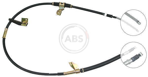 A.b.s. Seilzug, Feststellbremse [Hersteller-Nr. K11458] für Mitsubishi, Hyundai