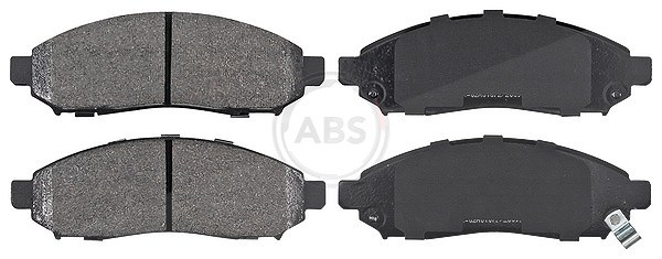 A.b.s. Bremsbeläge vorne (Satz) [Hersteller-Nr. 37518] für Nissan