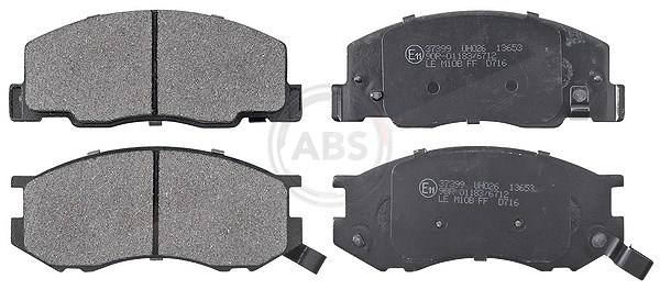 A.b.s. Bremsbelagsatz, Scheibenbremse [Hersteller-Nr. 37399] für Toyota