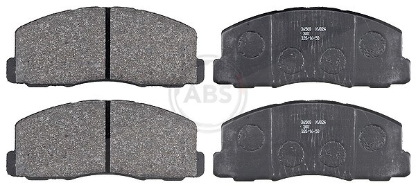 A.b.s. Bremsbelagsatz, Scheibenbremse [Hersteller-Nr. 36508] für Mitsubishi