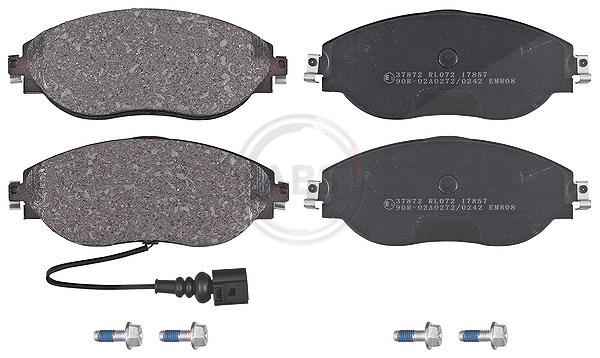 A.b.s. Bremsbeläge vorne (Satz) [Hersteller-Nr. 37872] für Cupra, Seat, Audi, VW, Skoda