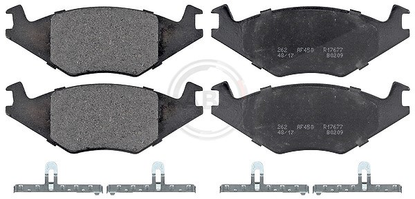 A.b.s. Bremsbeläge vorne (Satz) [Hersteller-Nr. 36539] für VW, Seat