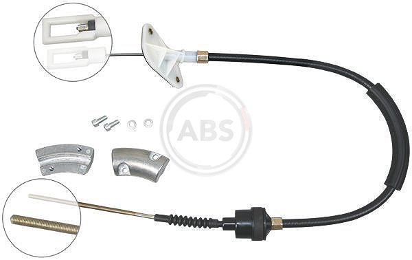 A.b.s. Seilzug, Kupplungsbetätigung [Hersteller-Nr. K27510] für Fiat, Ford