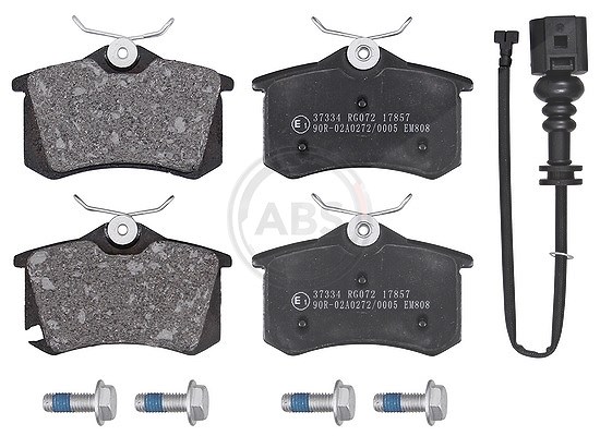 A.b.s. Bremsbelagsatz, Scheibenbremse [Hersteller-Nr. 37334] für Seat, Audi, Renault, VW, Skoda