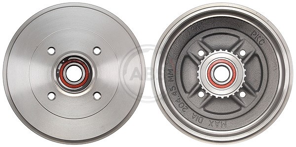 A.b.s. 1x Bremstrommel Hinterachse [Hersteller-Nr. 2656-SC] für Renault, Nissan