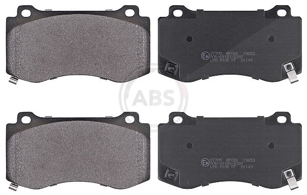 A.b.s. Bremsbeläge vorne (Satz) [Hersteller-Nr. 37705] für Chrysler, Jeep