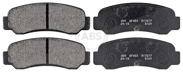 A.b.s. Bremsbelagsatz, Scheibenbremse [Hersteller-Nr. 36660/1] für Toyota