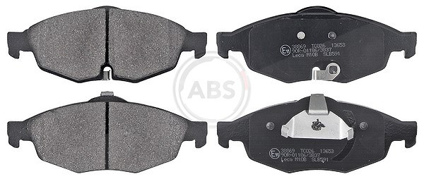 A.b.s. Bremsbelagsatz, Scheibenbremse [Hersteller-Nr. 38869] für Chrysler