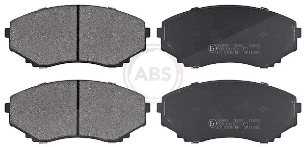 A.b.s. Bremsbelagsatz, Scheibenbremse [Hersteller-Nr. 36995] für Mazda, Mitsubishi