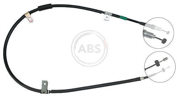 A.b.s. 1x Handbremsseil Scheibenbremse Hinterachse [Hersteller-Nr. K19138] für Hyundai