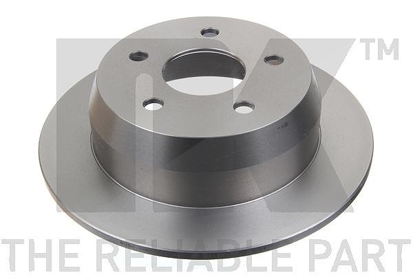 Nk Bremsscheibe Hinterachse Voll [Hersteller-Nr. 209304] für Jeep