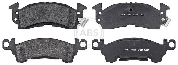 A.b.s. Bremsbelagsatz, Scheibenbremse [Hersteller-Nr. 38052] für Oldsmobile, Chevrolet, Cadillac, Jeep, Gmc, Pontiac, Buick