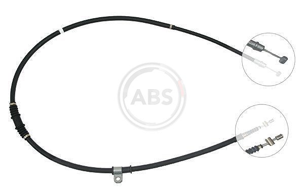 A.b.s. Seilzug, Feststellbremse [Hersteller-Nr. K14897] für Mitsubishi, Proton