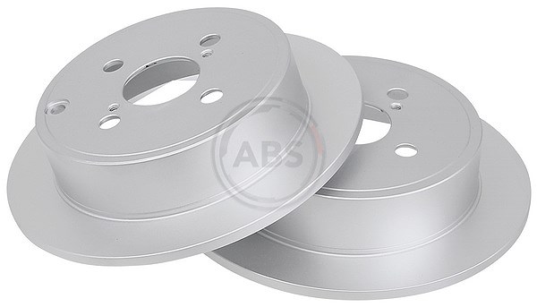 2 Bremsscheiben Hinterachse voll Ø 258 mm 9 mm A.B.S. für u.a. TOYOTA COROLLA - Bild 5