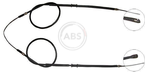 A.b.s. Seilzug, Feststellbremse [Hersteller-Nr. K11945] für Fiat