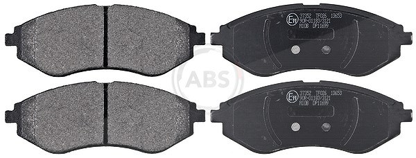 A.b.s. Bremsbelagsatz, Scheibenbremse [Hersteller-Nr. 37352] für Proton, Daewoo, Chevrolet