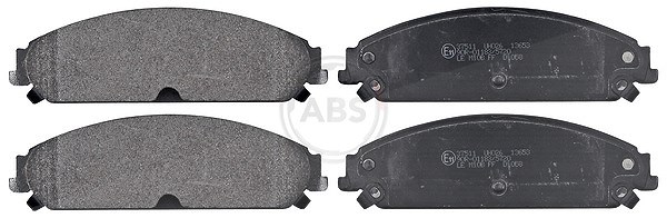 A.b.s. Bremsbeläge vorne (Satz) [Hersteller-Nr. 37511] für Chrysler, Lancia