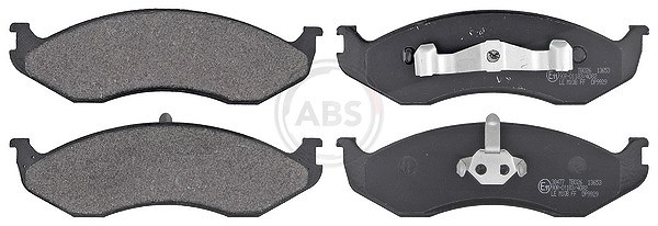 A.b.s. Bremsbeläge vorne (Satz) [Hersteller-Nr. 38477] für Kia, Jeep