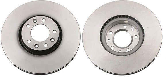 Trw Bremsscheibe Vorderachse belüftet [Hersteller-Nr. DF6419] für Peugeot, Citroën, Vauxhall, Opel, Ds
