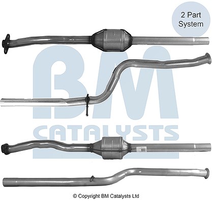 Bm Catalysts Katalysator mit Anbauteilen [Hersteller-Nr. BM90020H] für Peugeot, Citroën