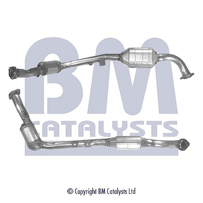 Bm Catalysts Katalysator Kat mit Anbauteilen rechts [Hersteller-Nr. BM91119H] für Opel, Vauxhall